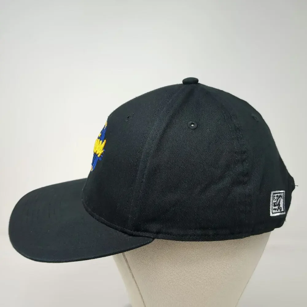 The Game Snapback Black One Size Mohawk Trail Warriors Hat Logo Graphic Cotton